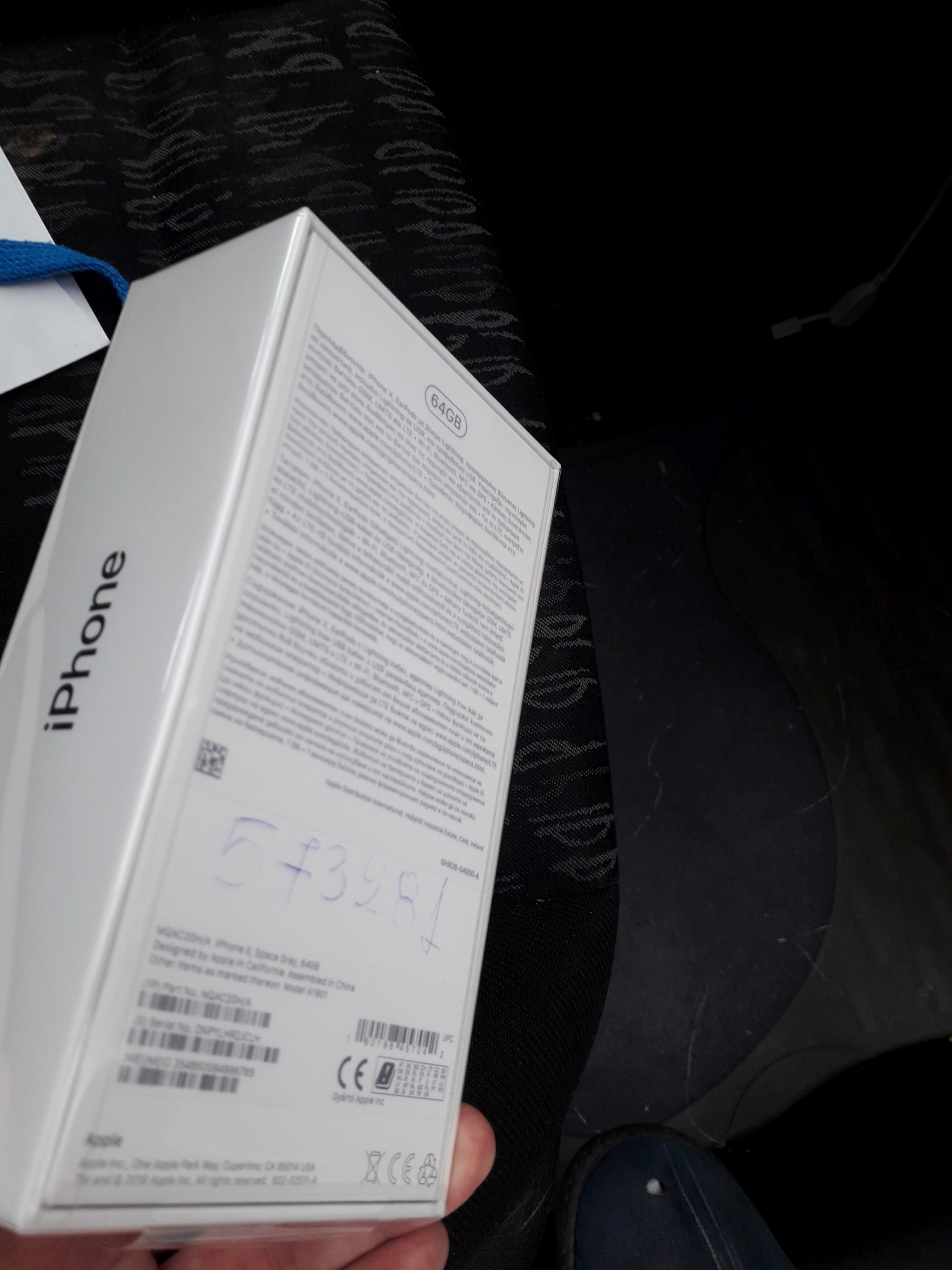 Iphone X 64Gb Space Grey - καινούργιο και σφραγισμένο | Αγγελία #1096